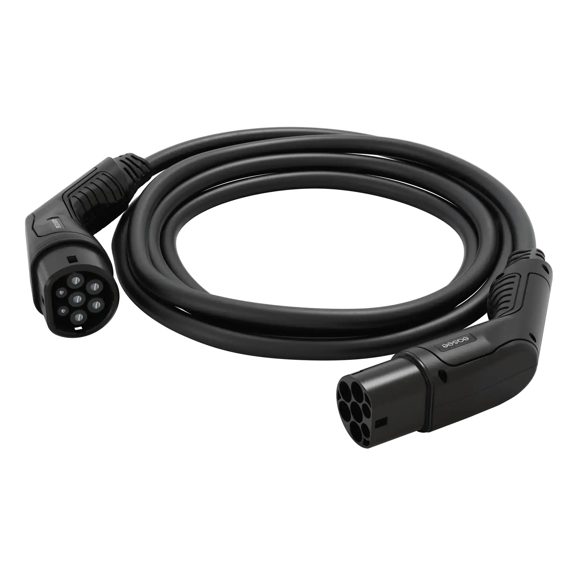 Oplaadkabel voor elektrische voertuigen met Type 2 connector, ideaal voor EV-laders.