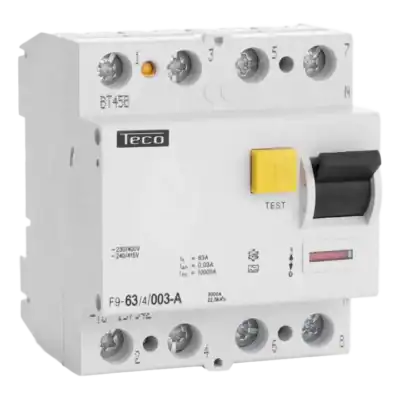 Cогда бытвсё в порядке, у вас есть автоматический выключатель Теко для защиты электросети.