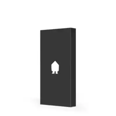 Kofferlabel met huis- en adresgegevens, handig voor reizen en verzending, waterdicht en stevig ontwerp.