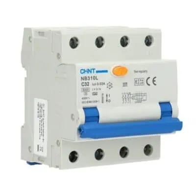 Geintegreerde aardlekschakelaar voor veilig elektrisch gebruik, ideaal voor woning- en industrietoepassingen.